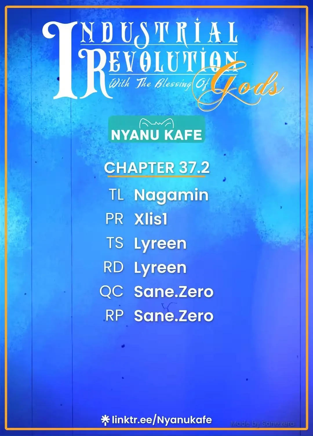 Revolution in production with the blessings of the gods - While living a leisurely, slow life in a corner of another world, somehow a diverse group of people gathered to form the strongest nation... Chapter 37.2 page 1