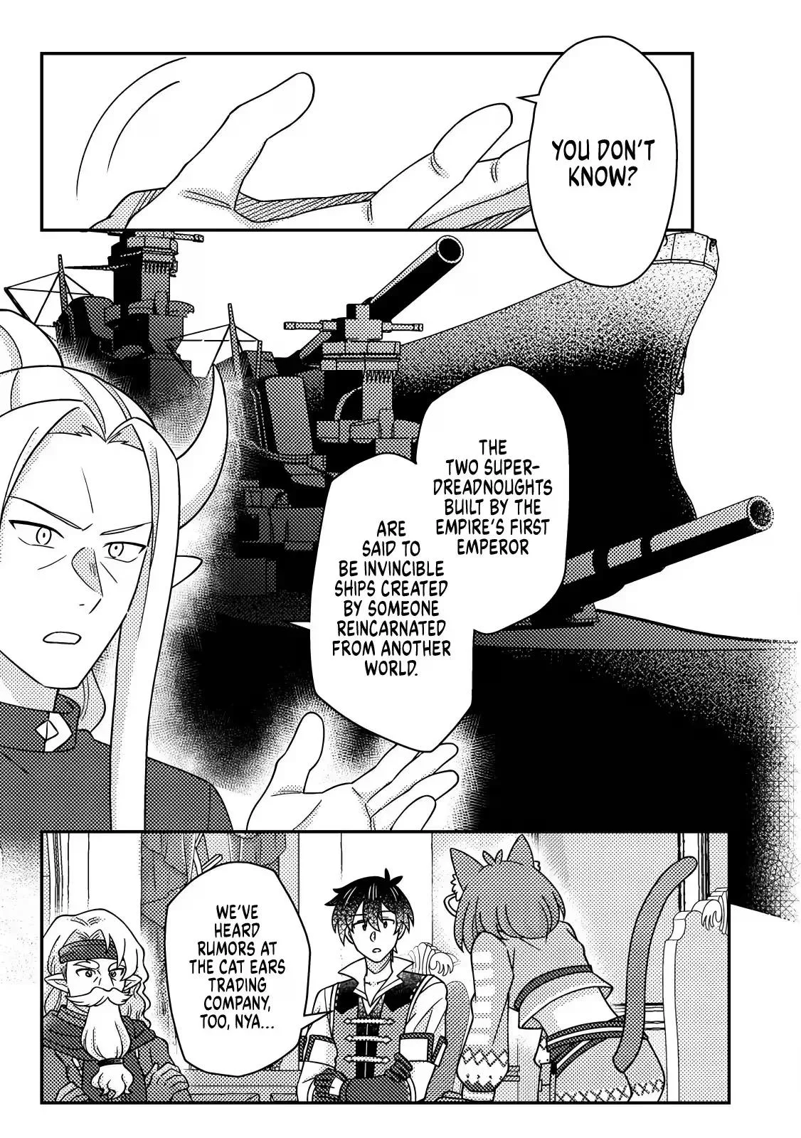 Revolution in production with the blessings of the gods - While living a leisurely, slow life in a corner of another world, somehow a diverse group of people gathered to form the strongest nation... Chapter 37.2 page 8