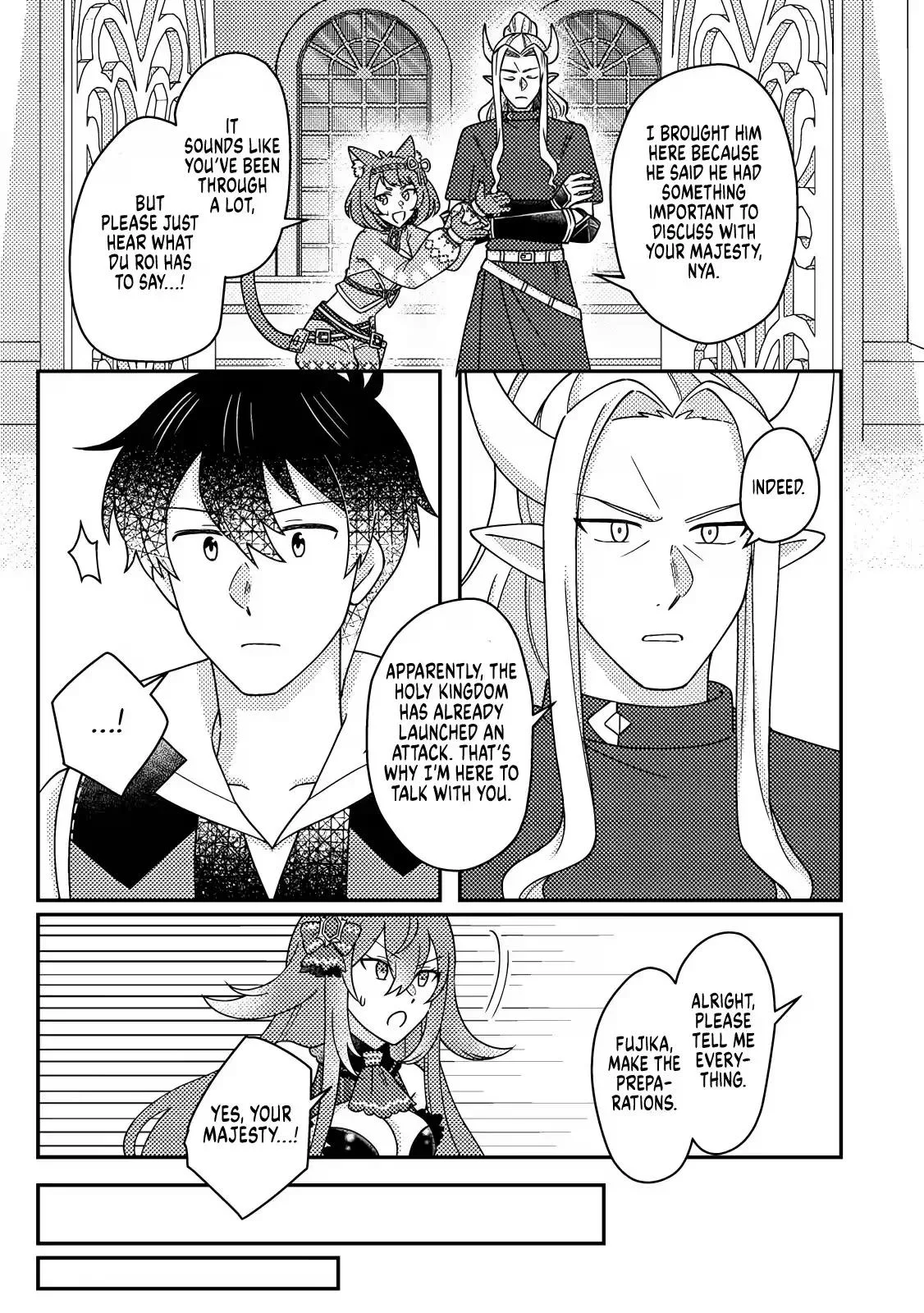 Revolution in production with the blessings of the gods - While living a leisurely, slow life in a corner of another world, somehow a diverse group of people gathered to form the strongest nation... Chapter 37.2 page 2