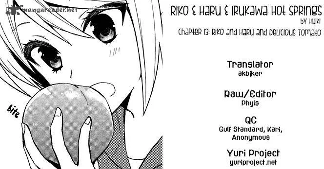 Riko to Haru to Onsen to Iruka Chapter 13 page 26