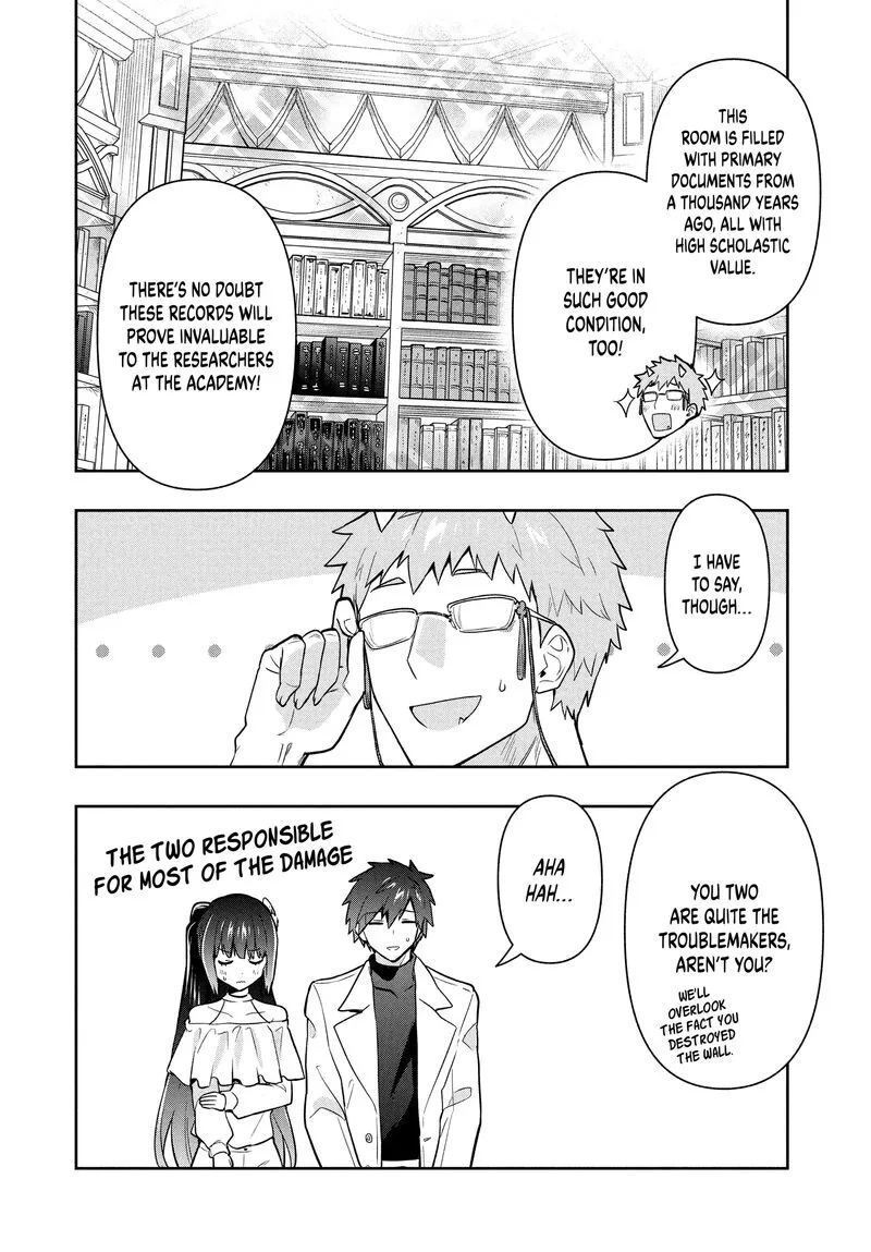 Roku-hime wa Kami Goei ni Koi wo Suru: Saikyou no Shugo Kishi, Tenseishite Mahou Gakuen ni Iku Chapter 102 page 2