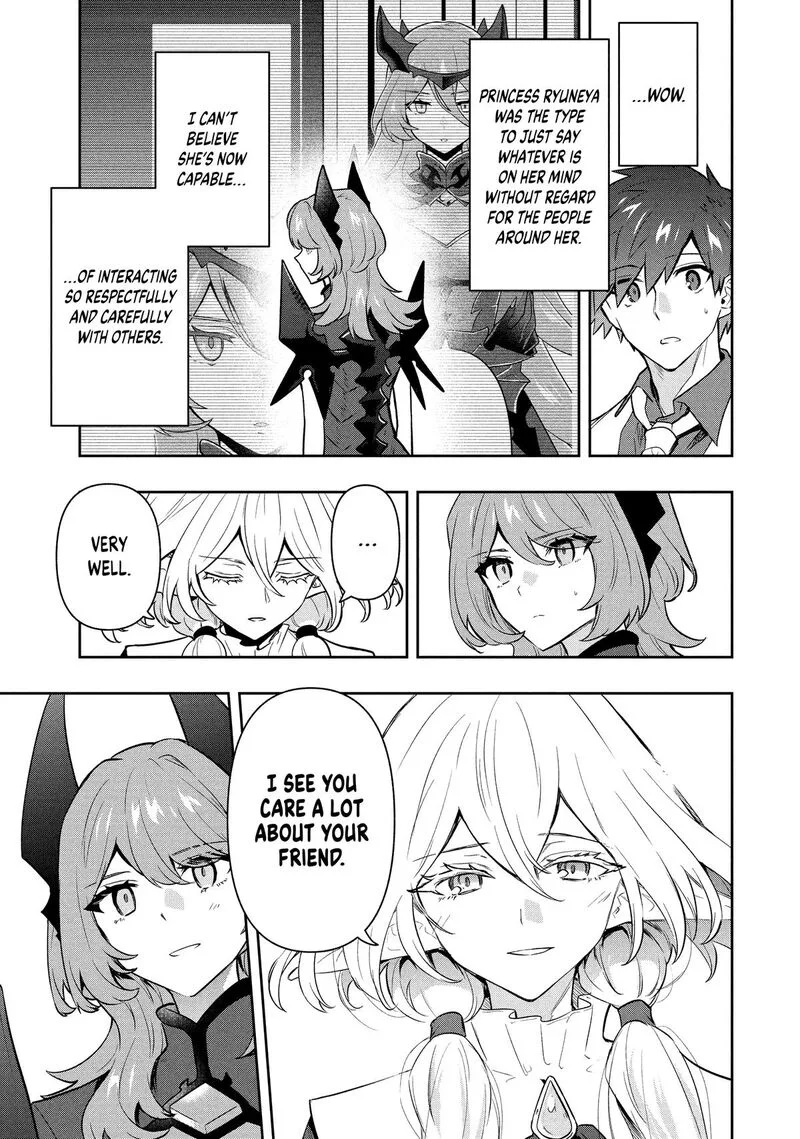 Roku-hime wa Kami Goei ni Koi wo Suru: Saikyou no Shugo Kishi, Tenseishite Mahou Gakuen ni Iku Chapter 103 page 13
