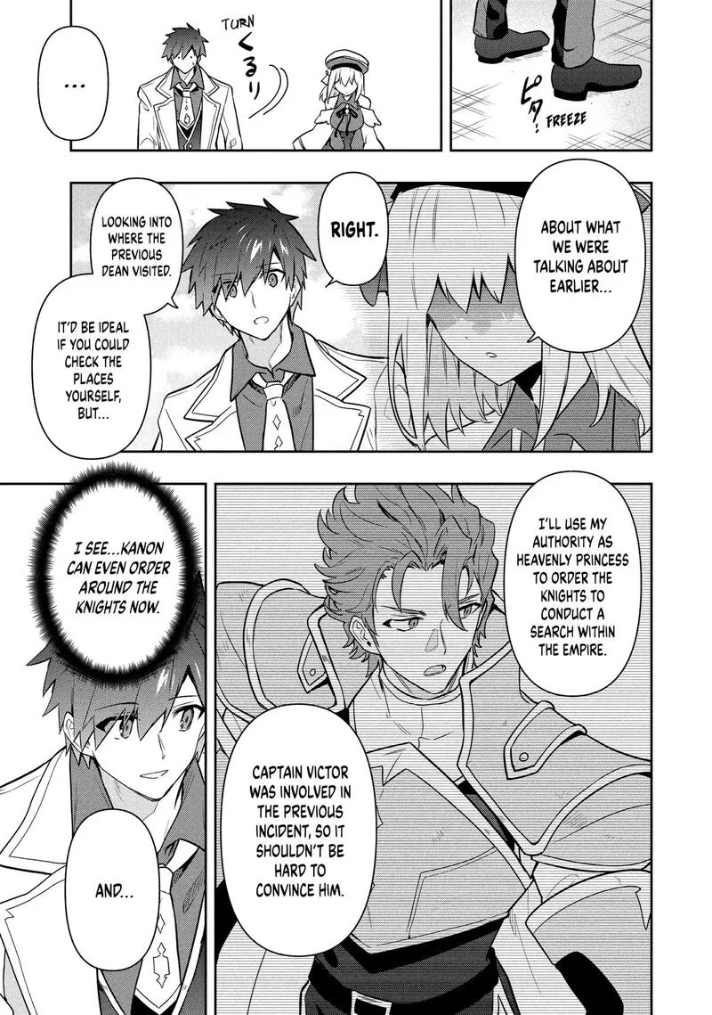 Roku-hime wa Kami Goei ni Koi wo Suru: Saikyou no Shugo Kishi, Tenseishite Mahou Gakuen ni Iku Chapter 105 page 13