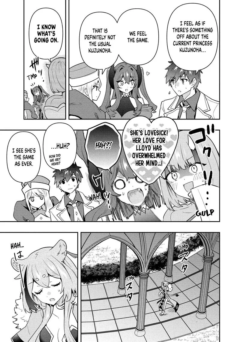 Roku-hime wa Kami Goei ni Koi wo Suru: Saikyou no Shugo Kishi, Tenseishite Mahou Gakuen ni Iku Chapter 107 page 3