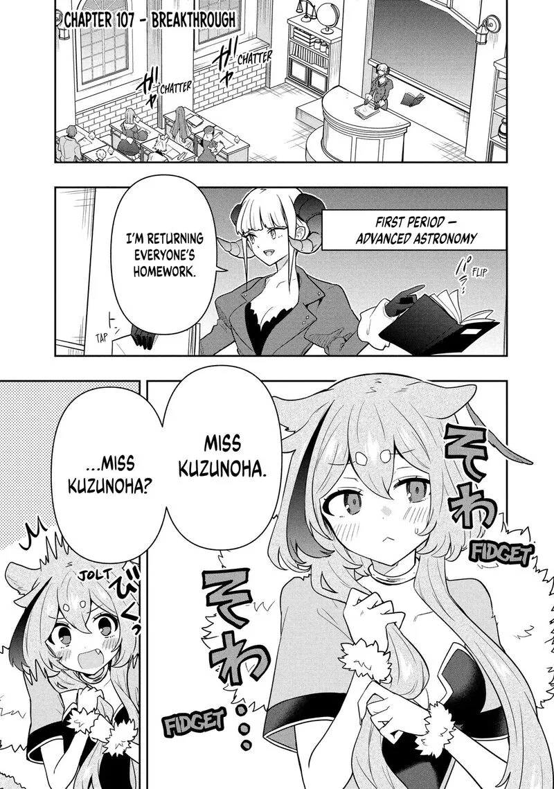 Roku-hime wa Kami Goei ni Koi wo Suru: Saikyou no Shugo Kishi, Tenseishite Mahou Gakuen ni Iku Chapter 107 page 1