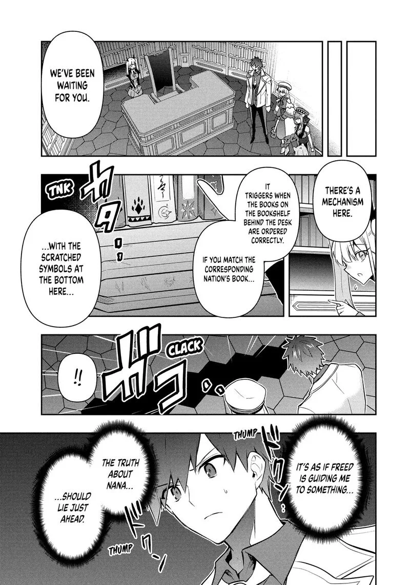 Roku-hime wa Kami Goei ni Koi wo Suru: Saikyou no Shugo Kishi, Tenseishite Mahou Gakuen ni Iku Chapter 112 page 17