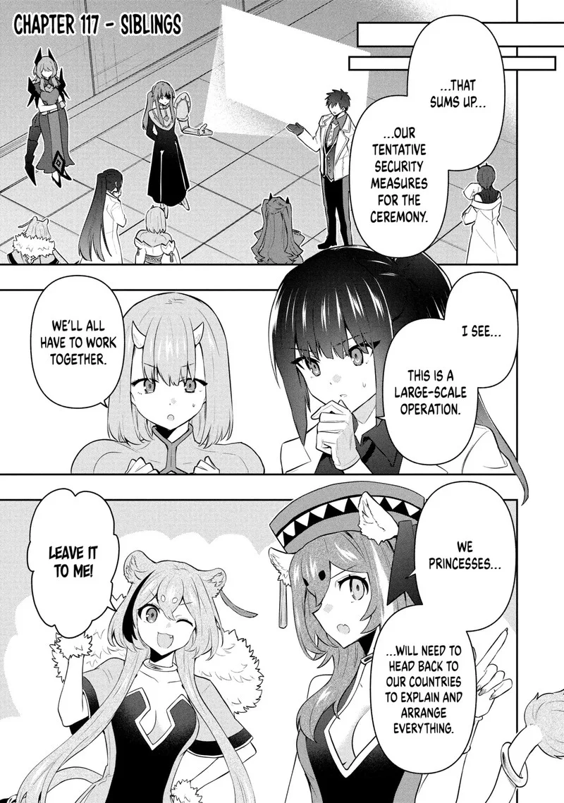 Roku-hime wa Kami Goei ni Koi wo Suru: Saikyou no Shugo Kishi, Tenseishite Mahou Gakuen ni Iku Chapter 117 page 4