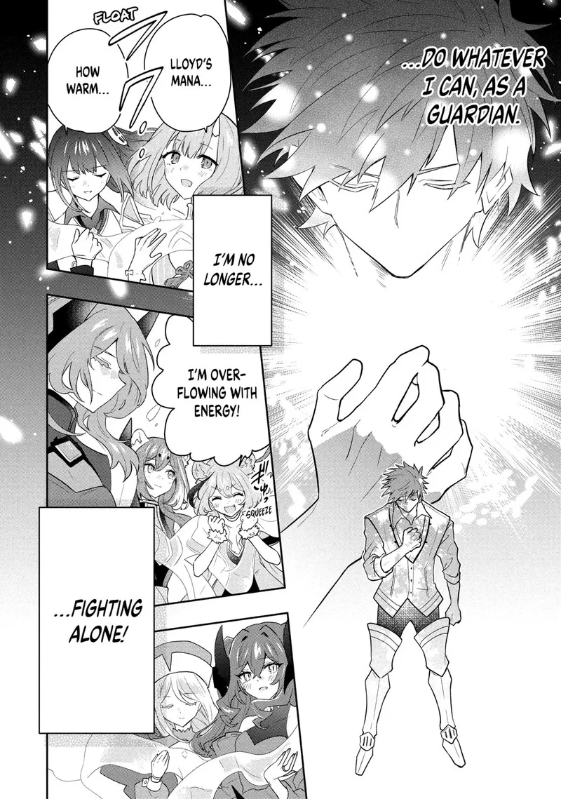 Roku-hime wa Kami Goei ni Koi wo Suru: Saikyou no Shugo Kishi, Tenseishite Mahou Gakuen ni Iku Chapter 122 page 6