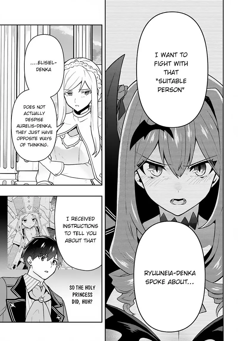 Roku-hime wa Kami Goei ni Koi wo Suru: Saikyou no Shugo Kishi, Tenseishite Mahou Gakuen ni Iku Chapter 13 page 19