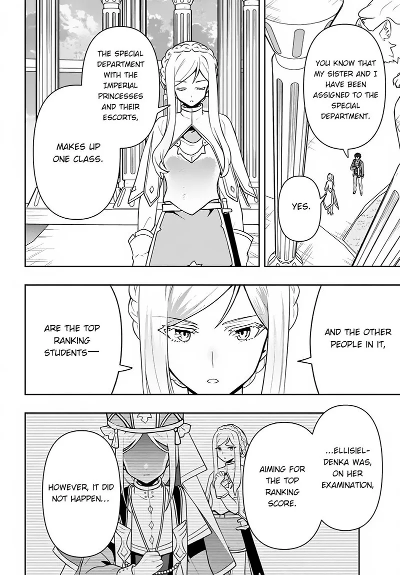 Roku-hime wa Kami Goei ni Koi wo Suru: Saikyou no Shugo Kishi, Tenseishite Mahou Gakuen ni Iku Chapter 13 page 16