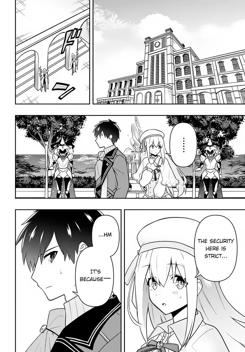Roku-hime wa Kami Goei ni Koi wo Suru: Saikyou no Shugo Kishi, Tenseishite Mahou Gakuen ni Iku Chapter 14 page 6