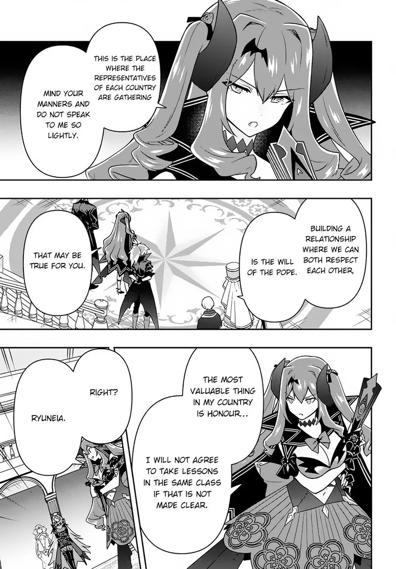 Roku-hime wa Kami Goei ni Koi wo Suru: Saikyou no Shugo Kishi, Tenseishite Mahou Gakuen ni Iku Chapter 14 page 9