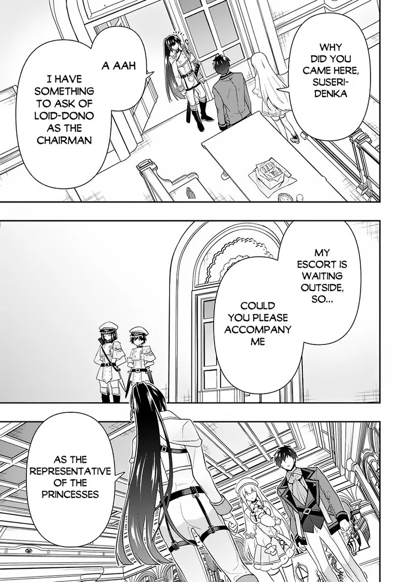 Roku-hime wa Kami Goei ni Koi wo Suru: Saikyou no Shugo Kishi, Tenseishite Mahou Gakuen ni Iku Chapter 20 page 19