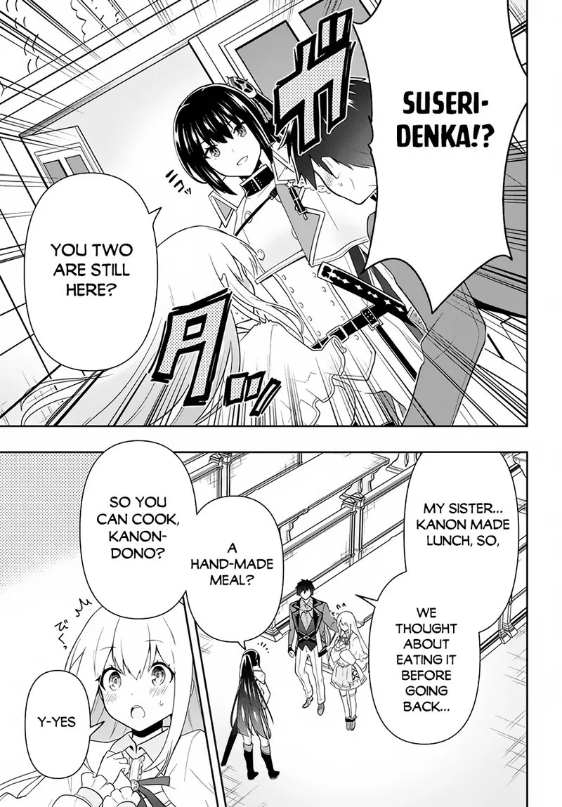 Roku-hime wa Kami Goei ni Koi wo Suru: Saikyou no Shugo Kishi, Tenseishite Mahou Gakuen ni Iku Chapter 20 page 15