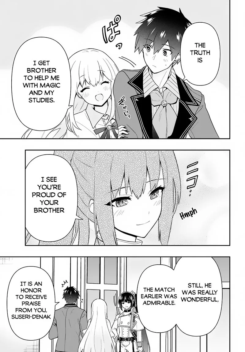 Roku-hime wa Kami Goei ni Koi wo Suru: Saikyou no Shugo Kishi, Tenseishite Mahou Gakuen ni Iku Chapter 20 page 17