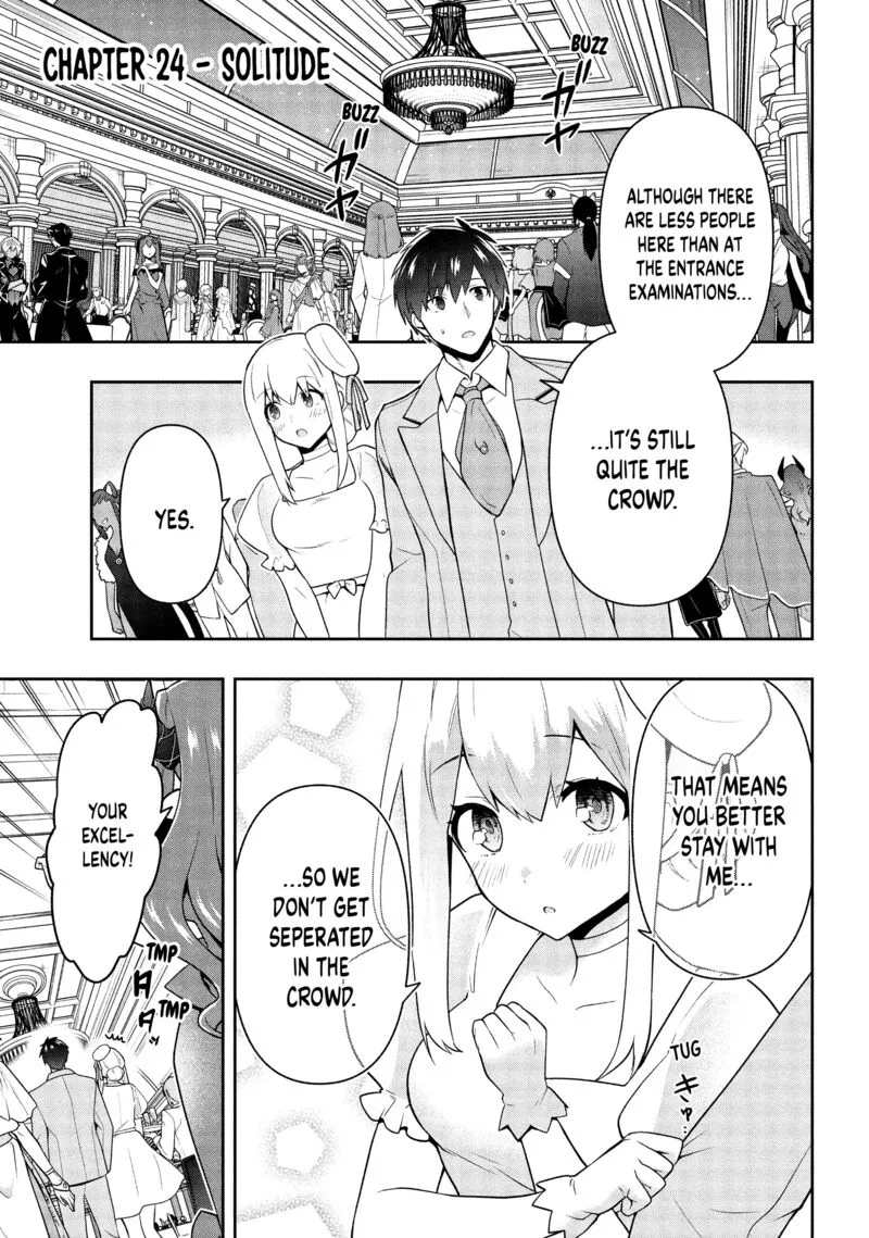 Roku-hime wa Kami Goei ni Koi wo Suru: Saikyou no Shugo Kishi, Tenseishite Mahou Gakuen ni Iku Chapter 24 page 1