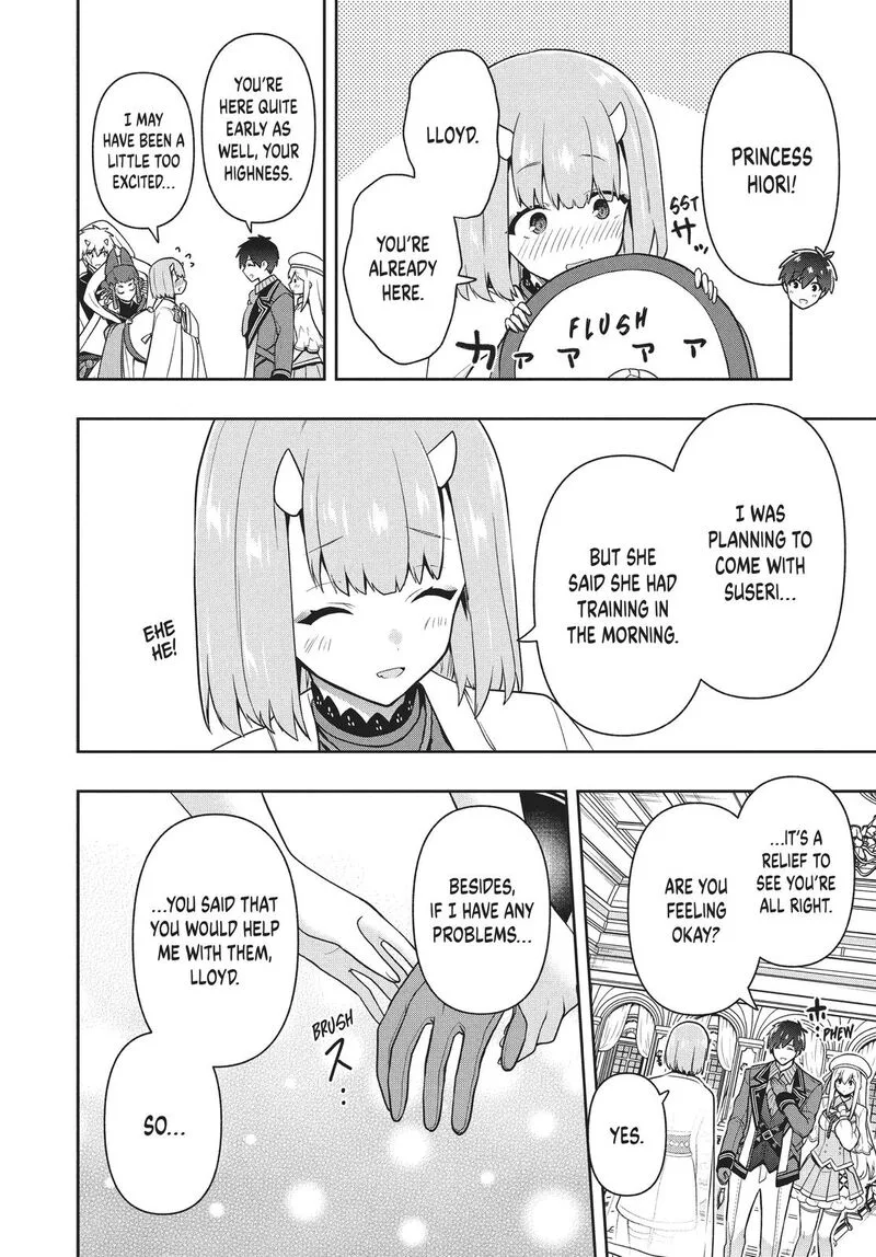 Roku-hime wa Kami Goei ni Koi wo Suru: Saikyou no Shugo Kishi, Tenseishite Mahou Gakuen ni Iku Chapter 28 page 8
