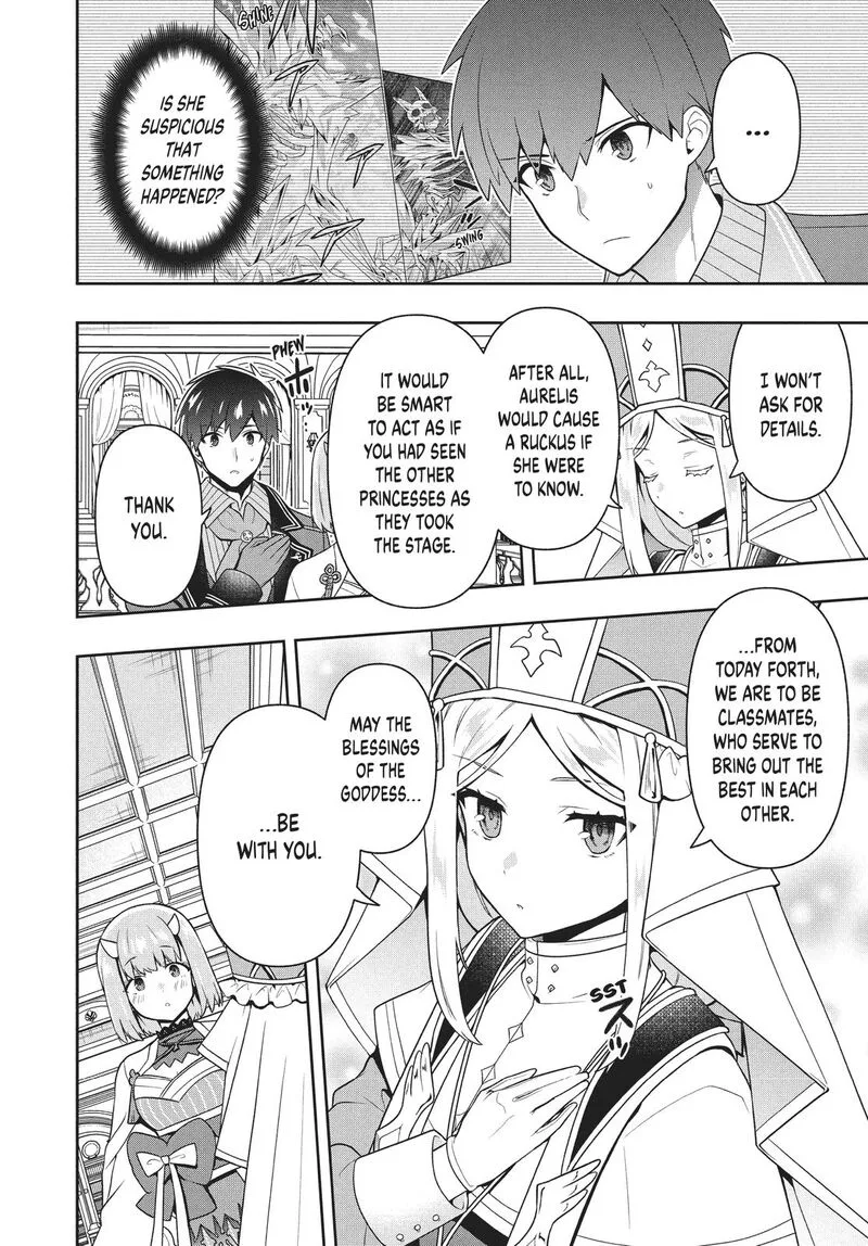 Roku-hime wa Kami Goei ni Koi wo Suru: Saikyou no Shugo Kishi, Tenseishite Mahou Gakuen ni Iku Chapter 28 page 12