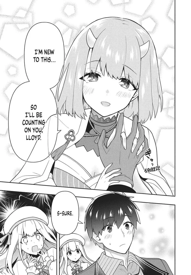 Roku-hime wa Kami Goei ni Koi wo Suru: Saikyou no Shugo Kishi, Tenseishite Mahou Gakuen ni Iku Chapter 28 page 9