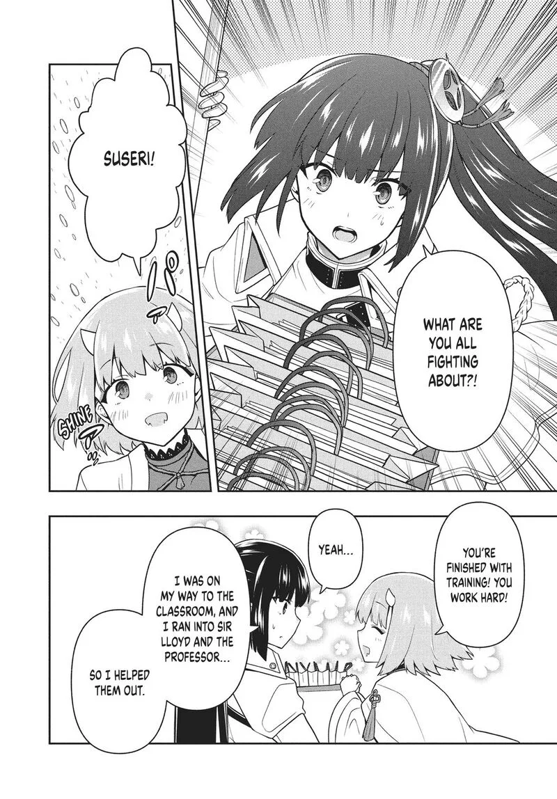 Roku-hime wa Kami Goei ni Koi wo Suru: Saikyou no Shugo Kishi, Tenseishite Mahou Gakuen ni Iku Chapter 29 page 14