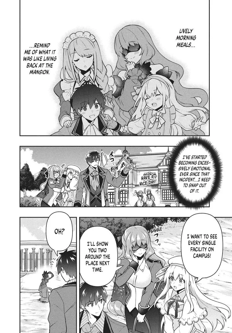 Roku-hime wa Kami Goei ni Koi wo Suru: Saikyou no Shugo Kishi, Tenseishite Mahou Gakuen ni Iku Chapter 35 page 12