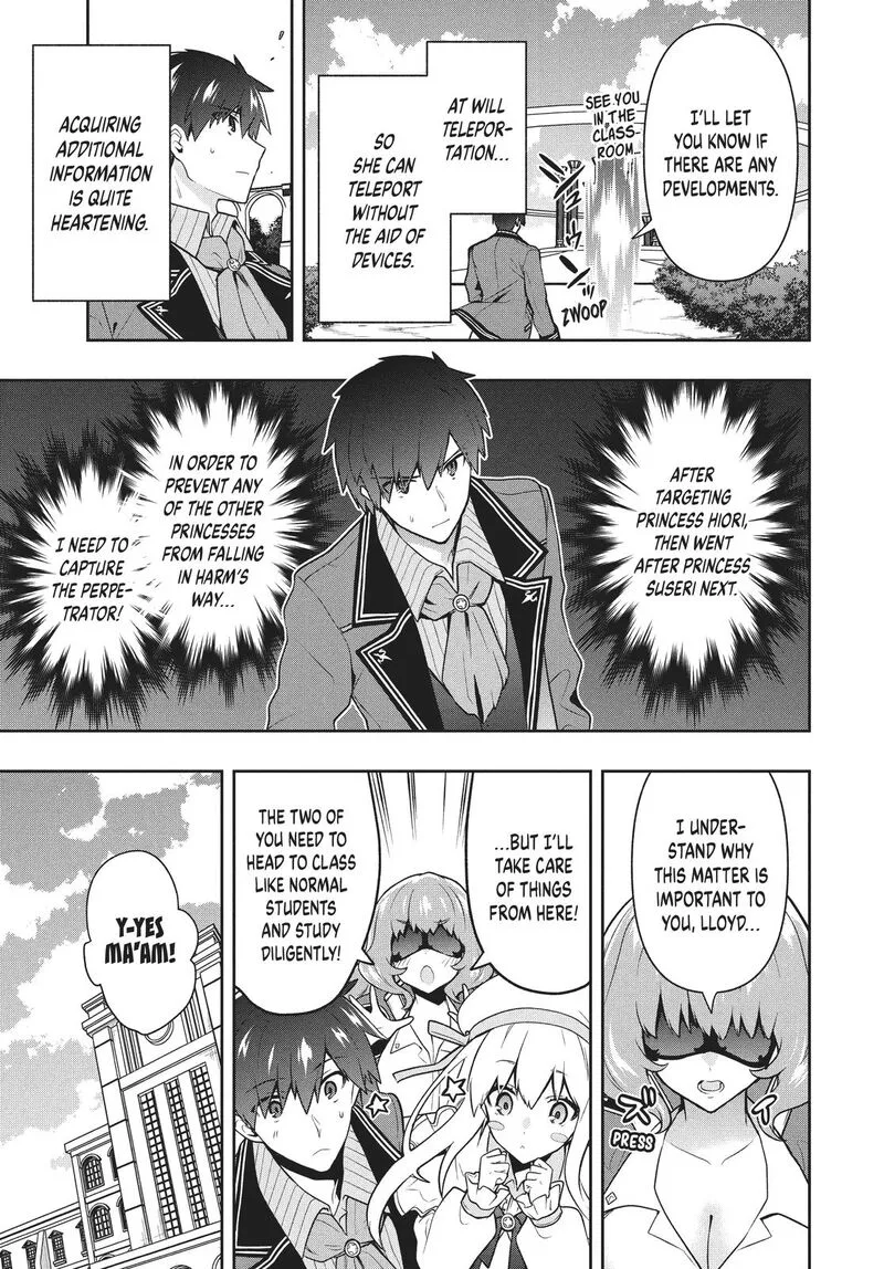 Roku-hime wa Kami Goei ni Koi wo Suru: Saikyou no Shugo Kishi, Tenseishite Mahou Gakuen ni Iku Chapter 35 page 17