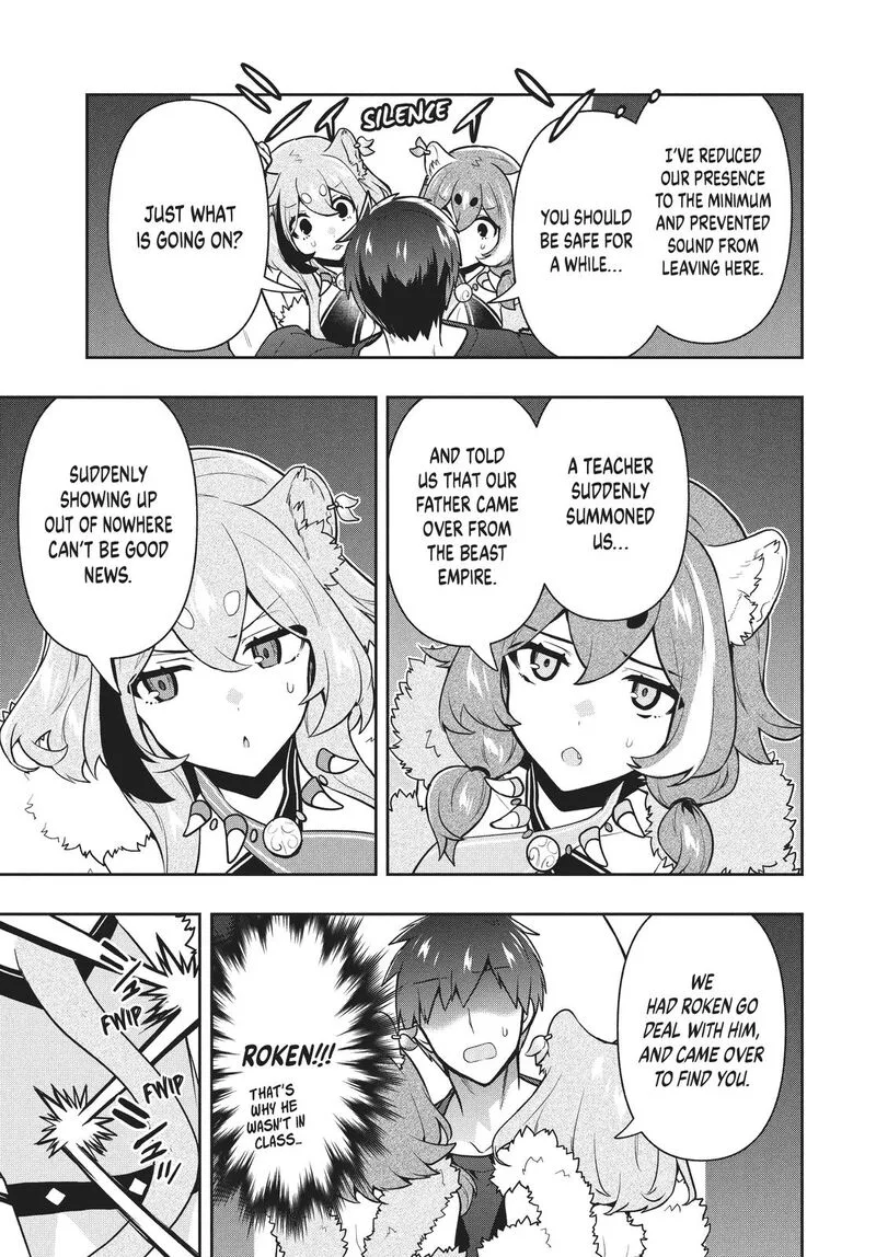 Roku-hime wa Kami Goei ni Koi wo Suru: Saikyou no Shugo Kishi, Tenseishite Mahou Gakuen ni Iku Chapter 37 page 13