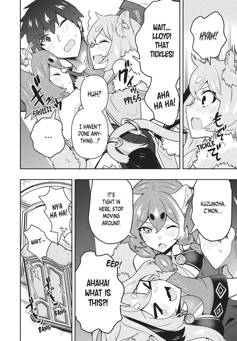 Roku-hime wa Kami Goei ni Koi wo Suru: Saikyou no Shugo Kishi, Tenseishite Mahou Gakuen ni Iku Chapter 37 page 14
