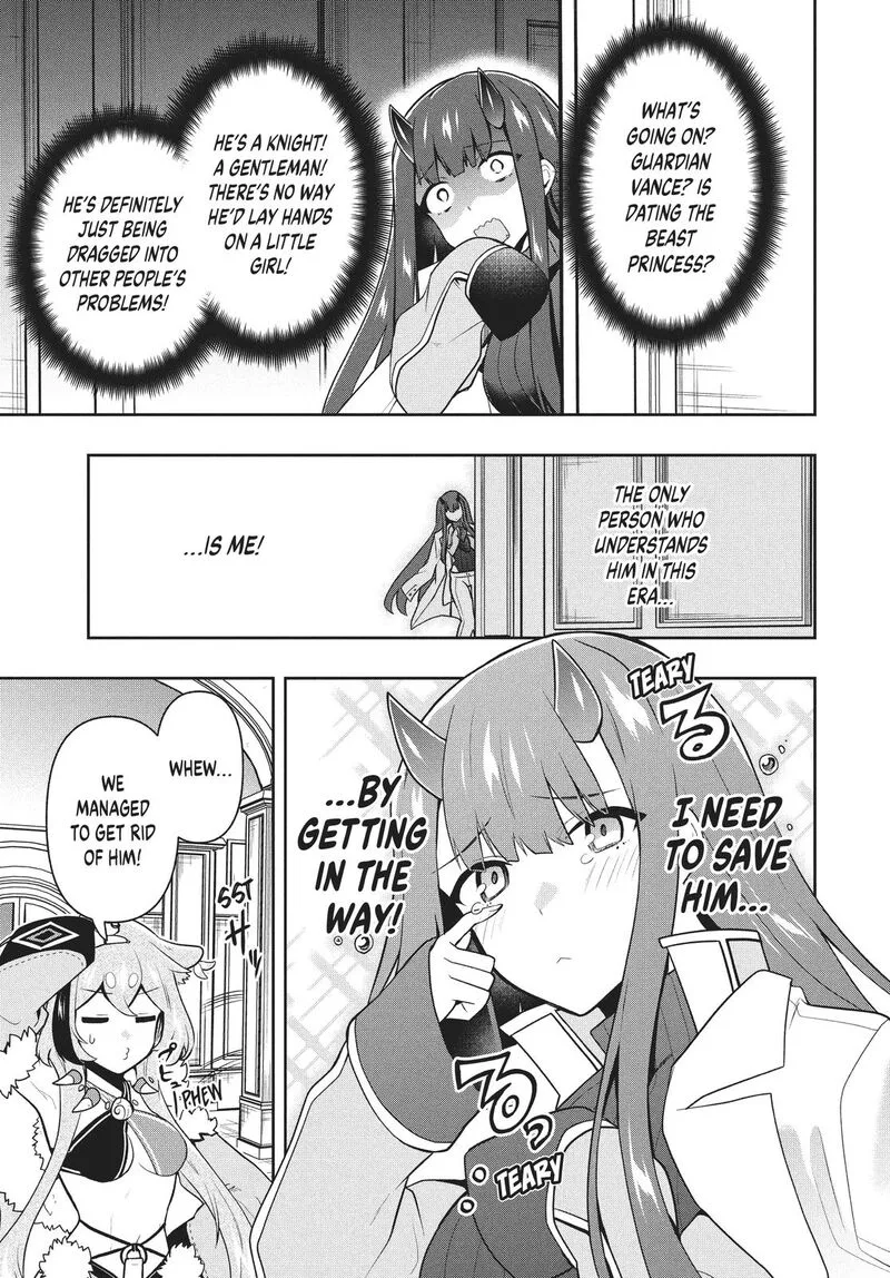 Roku-hime wa Kami Goei ni Koi wo Suru: Saikyou no Shugo Kishi, Tenseishite Mahou Gakuen ni Iku Chapter 38 page 5