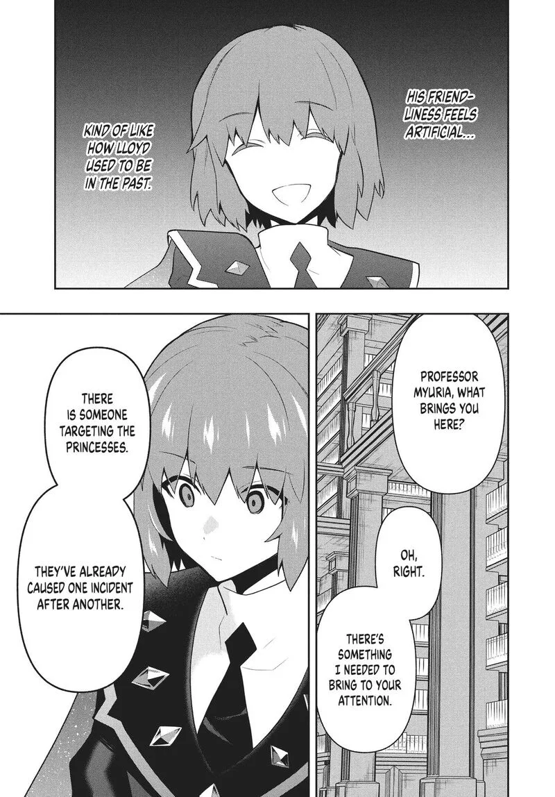 Roku-hime wa Kami Goei ni Koi wo Suru: Saikyou no Shugo Kishi, Tenseishite Mahou Gakuen ni Iku Chapter 39 page 9