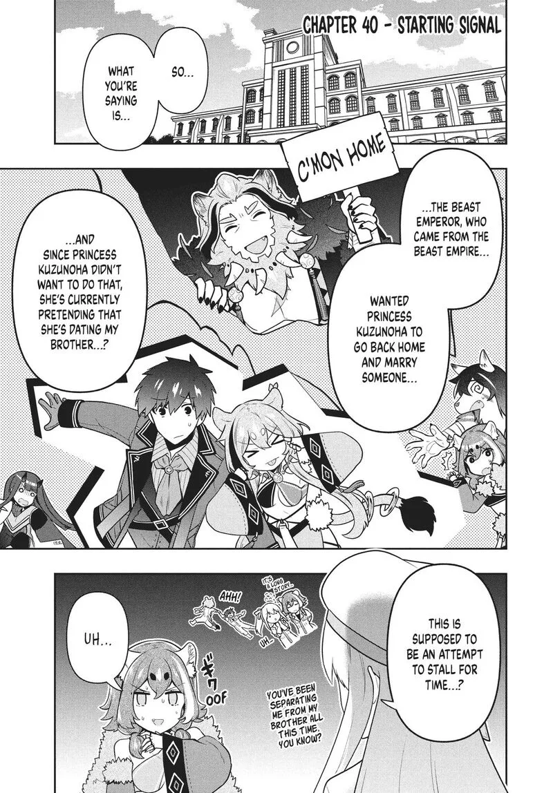Roku-hime wa Kami Goei ni Koi wo Suru: Saikyou no Shugo Kishi, Tenseishite Mahou Gakuen ni Iku Chapter 40 page 4