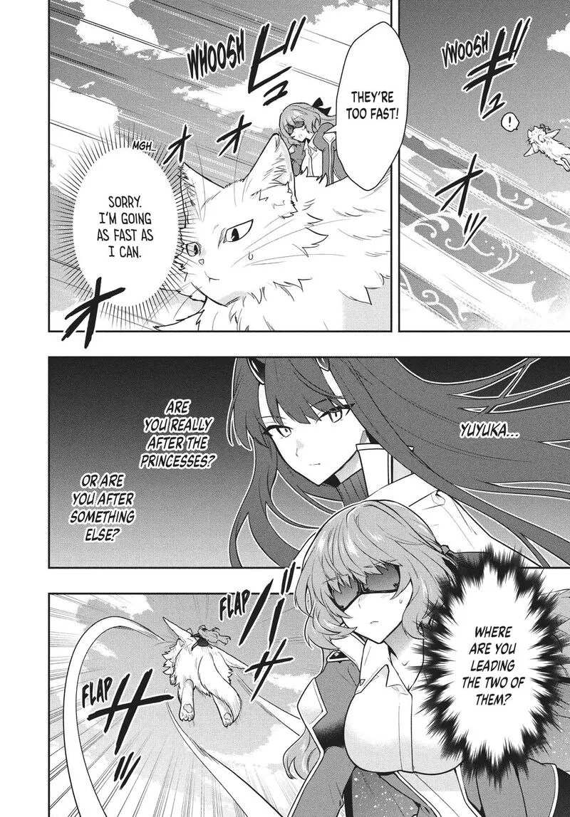 Roku-hime wa Kami Goei ni Koi wo Suru: Saikyou no Shugo Kishi, Tenseishite Mahou Gakuen ni Iku Chapter 41 page 12