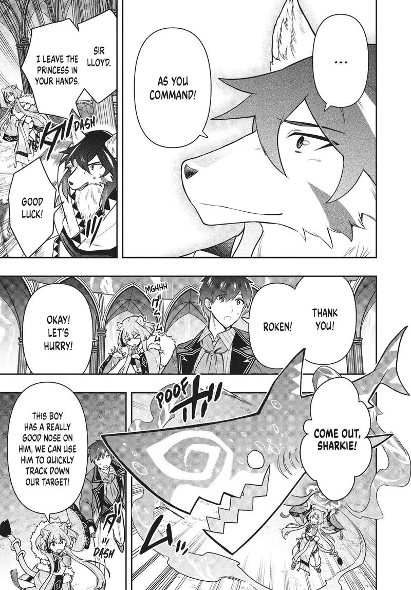 Roku-hime wa Kami Goei ni Koi wo Suru: Saikyou no Shugo Kishi, Tenseishite Mahou Gakuen ni Iku Chapter 41 page 9