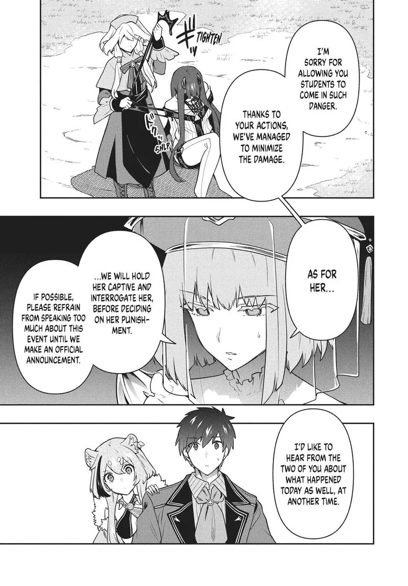 Roku-hime wa Kami Goei ni Koi wo Suru: Saikyou no Shugo Kishi, Tenseishite Mahou Gakuen ni Iku Chapter 44 page 15
