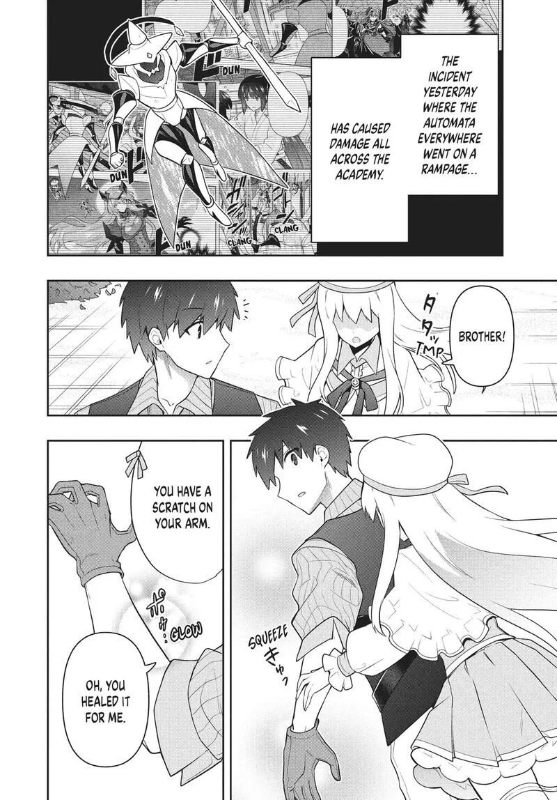 Roku-hime wa Kami Goei ni Koi wo Suru: Saikyou no Shugo Kishi, Tenseishite Mahou Gakuen ni Iku Chapter 46 page 2