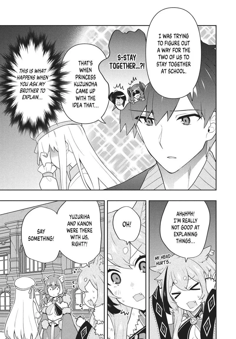 Roku-hime wa Kami Goei ni Koi wo Suru: Saikyou no Shugo Kishi, Tenseishite Mahou Gakuen ni Iku Chapter 46 page 13