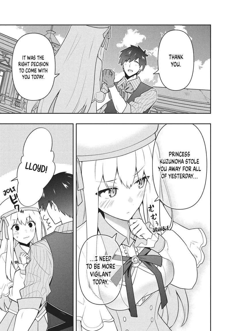 Roku-hime wa Kami Goei ni Koi wo Suru: Saikyou no Shugo Kishi, Tenseishite Mahou Gakuen ni Iku Chapter 46 page 3
