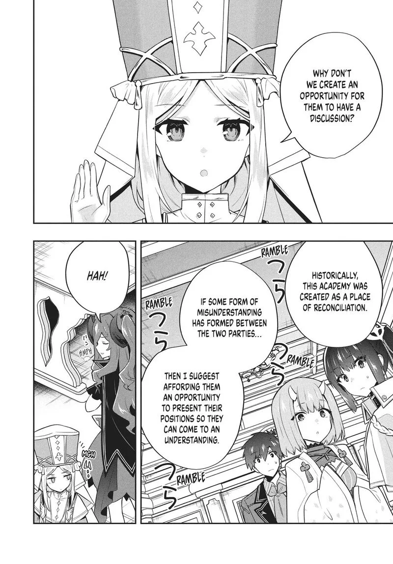 Roku-hime wa Kami Goei ni Koi wo Suru: Saikyou no Shugo Kishi, Tenseishite Mahou Gakuen ni Iku Chapter 49 page 4