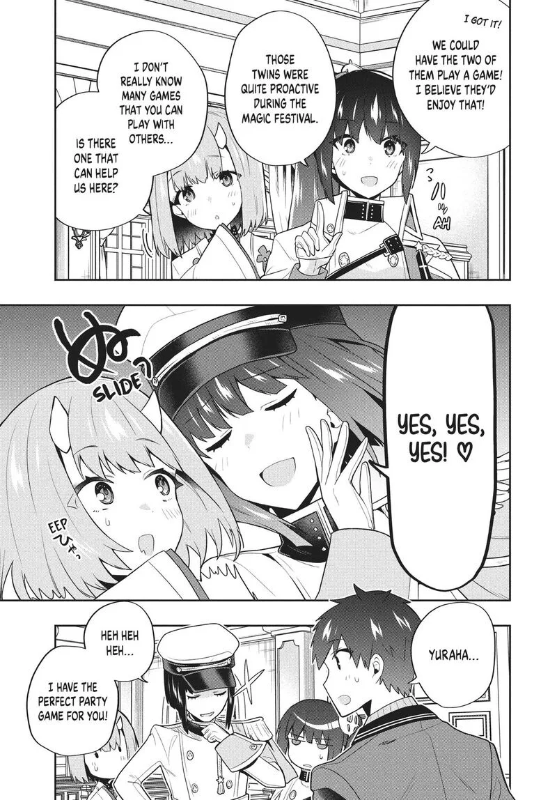 Roku-hime wa Kami Goei ni Koi wo Suru: Saikyou no Shugo Kishi, Tenseishite Mahou Gakuen ni Iku Chapter 49 page 9
