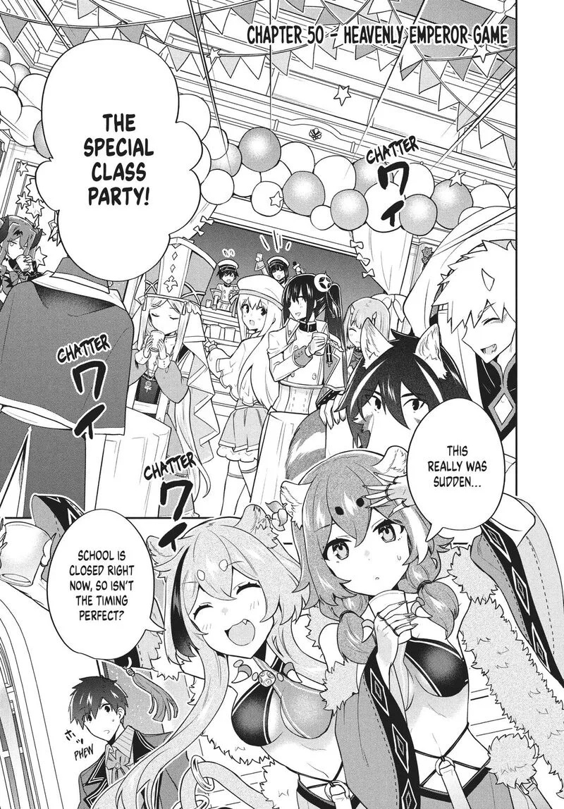Roku-hime wa Kami Goei ni Koi wo Suru: Saikyou no Shugo Kishi, Tenseishite Mahou Gakuen ni Iku Chapter 50 page 1