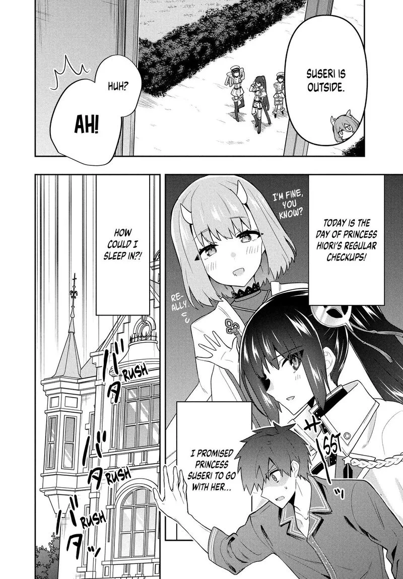 Roku-hime wa Kami Goei ni Koi wo Suru: Saikyou no Shugo Kishi, Tenseishite Mahou Gakuen ni Iku Chapter 56 page 6