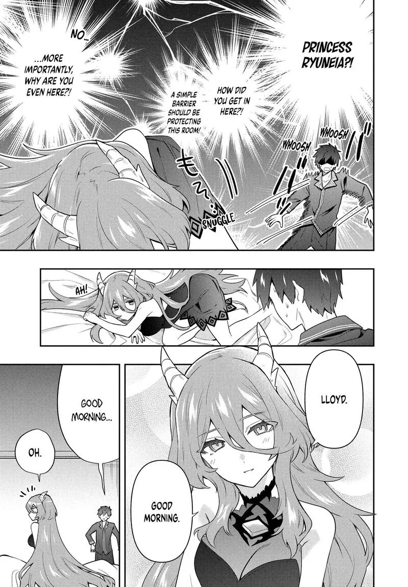 Roku-hime wa Kami Goei ni Koi wo Suru: Saikyou no Shugo Kishi, Tenseishite Mahou Gakuen ni Iku Chapter 56 page 5