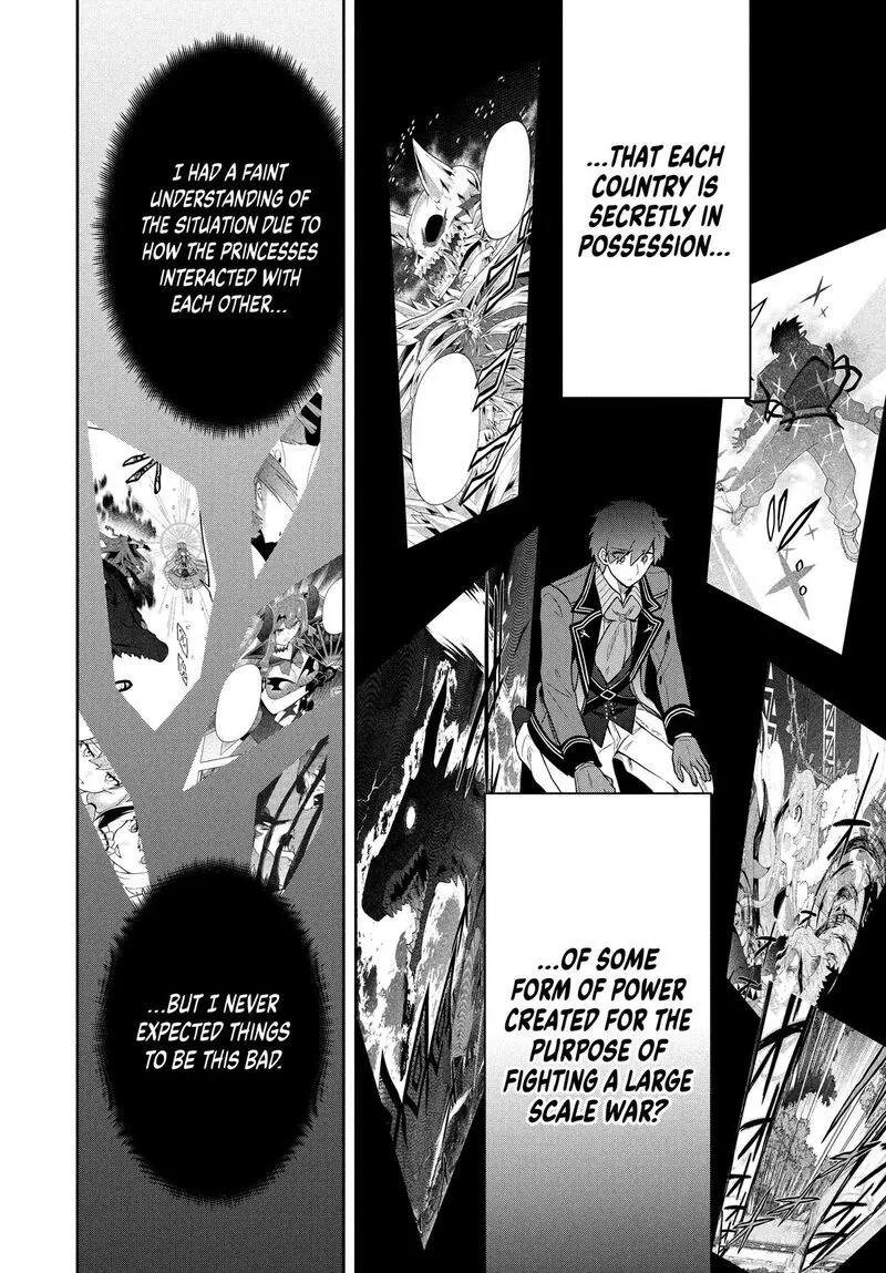 Roku-hime wa Kami Goei ni Koi wo Suru: Saikyou no Shugo Kishi, Tenseishite Mahou Gakuen ni Iku Chapter 56 page 14