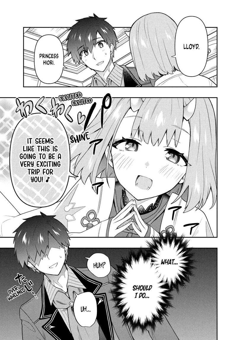Roku-hime wa Kami Goei ni Koi wo Suru: Saikyou no Shugo Kishi, Tenseishite Mahou Gakuen ni Iku Chapter 57 page 17