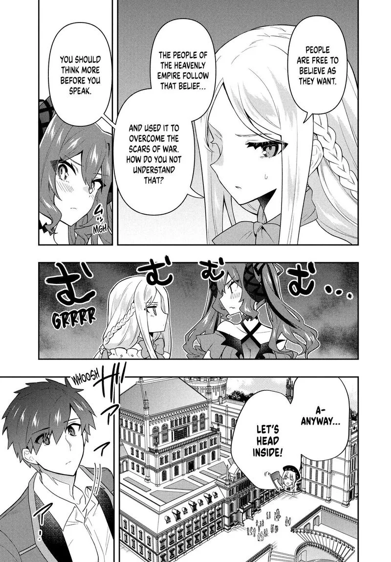 Roku-hime wa Kami Goei ni Koi wo Suru: Saikyou no Shugo Kishi, Tenseishite Mahou Gakuen ni Iku Chapter 58 page 3