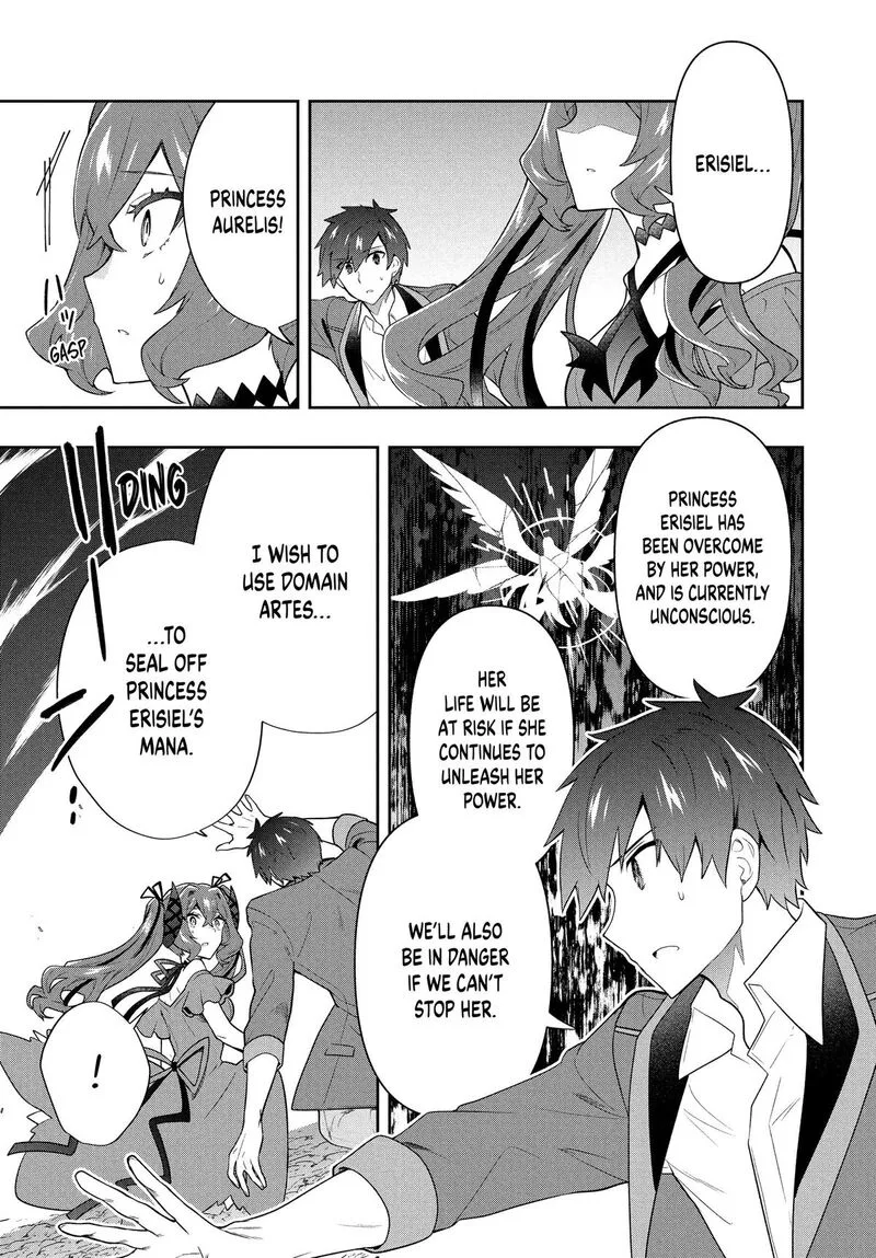 Roku-hime wa Kami Goei ni Koi wo Suru: Saikyou no Shugo Kishi, Tenseishite Mahou Gakuen ni Iku Chapter 59 page 13