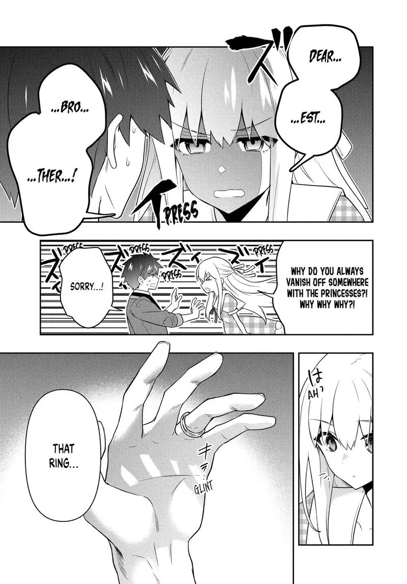 Roku-hime wa Kami Goei ni Koi wo Suru: Saikyou no Shugo Kishi, Tenseishite Mahou Gakuen ni Iku Chapter 61 page 9