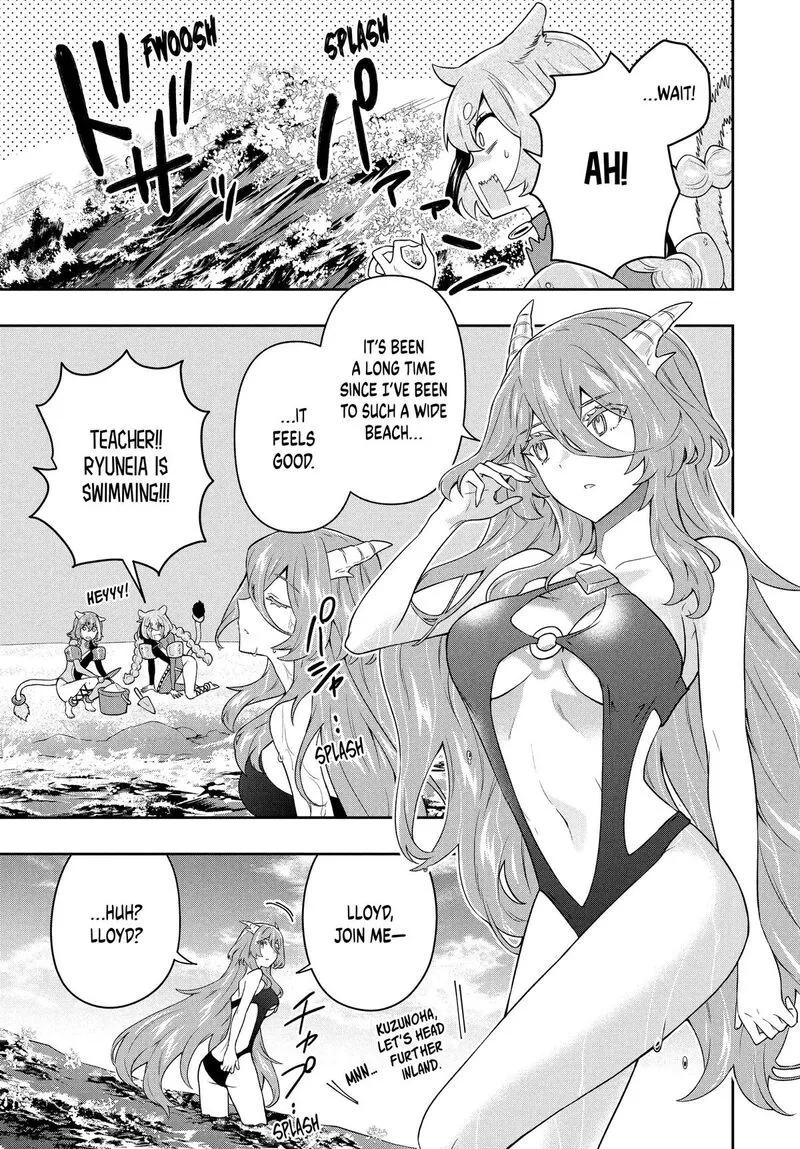 Roku-hime wa Kami Goei ni Koi wo Suru: Saikyou no Shugo Kishi, Tenseishite Mahou Gakuen ni Iku Chapter 62 page 3