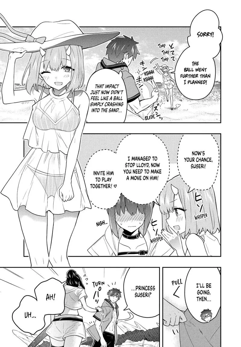 Roku-hime wa Kami Goei ni Koi wo Suru: Saikyou no Shugo Kishi, Tenseishite Mahou Gakuen ni Iku Chapter 62 page 9