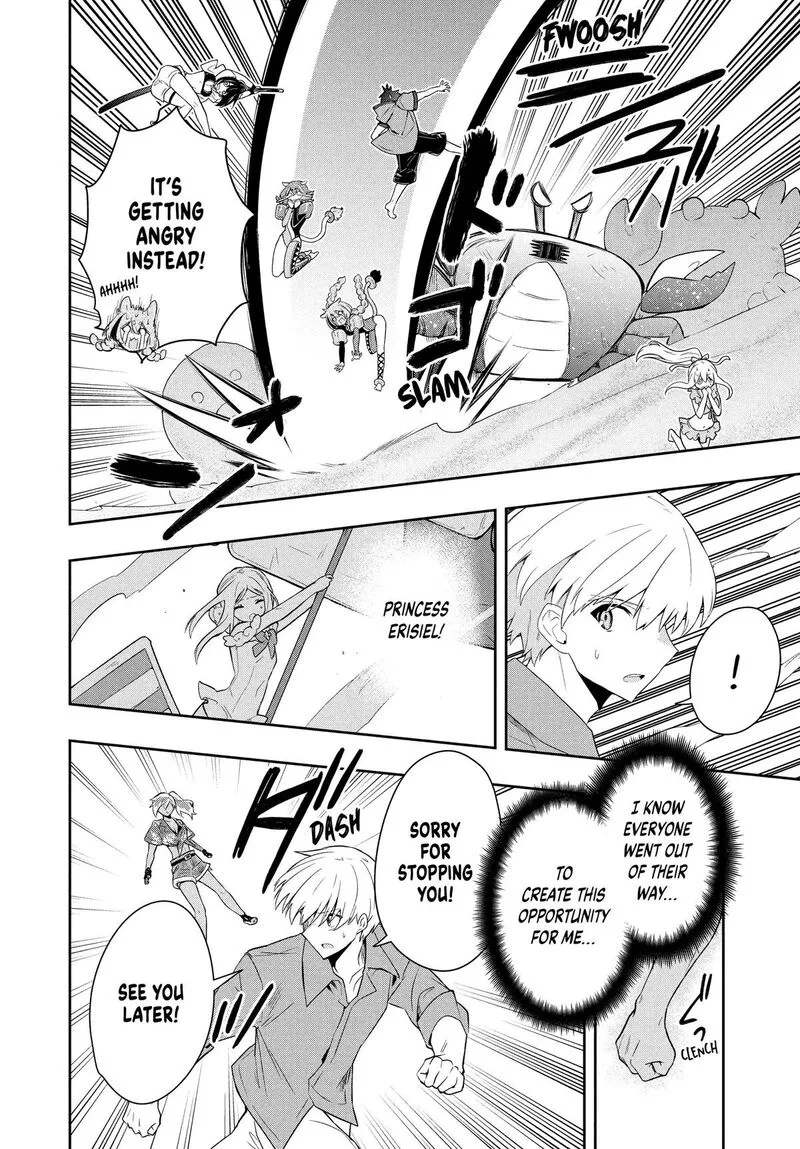 Roku-hime wa Kami Goei ni Koi wo Suru: Saikyou no Shugo Kishi, Tenseishite Mahou Gakuen ni Iku Chapter 62 page 14